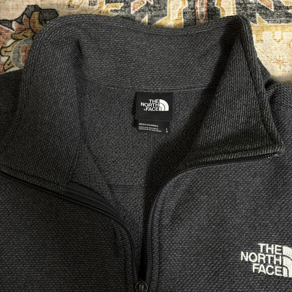 The North Face Men's Quarter Zip Pullover Long Sleeve Sweatshirt Size Large - Picture 2 of 8